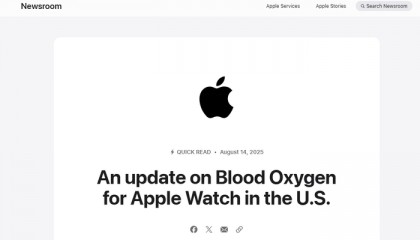 苹果软件更新：为美国部分Apple Watch恢复血氧监测