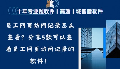 员工网页访问记录怎么查看？分享5款可以查看员工网页访问记录的软件！