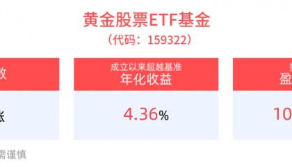 冲击3连涨！黄金股票ETF基金(159322)涨近1%，金价再次逼近3400大关，黄金及黄金股配置机遇备受关注