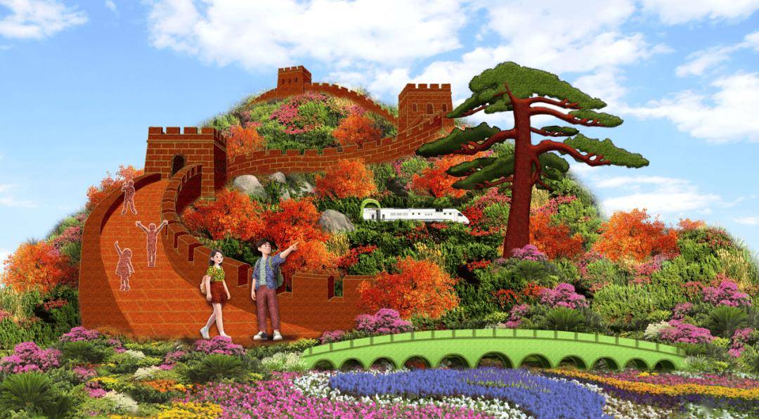 国庆限定!天安门广场及长安街沿线花卉布置效果图来了