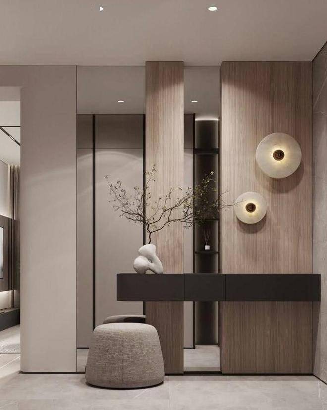 入户玄关如何设计?这几种设计直接拿去抄,好看还实用!